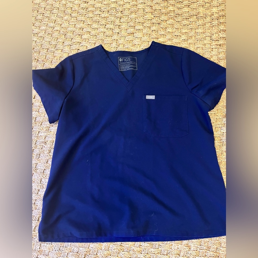 Figs scrub top womens petite L